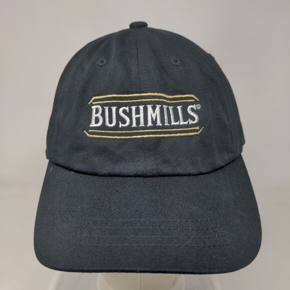 Bushmills Slideback Hat Black One Size Embroidered The Classics Yupoong - Picture 2 of 7